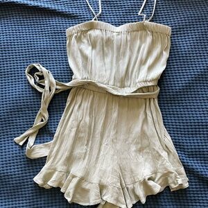 Sage green  Women's Romper